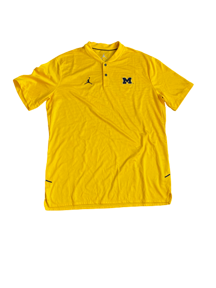 Zavier Simpson Michigan Jordan Polo Shirt (Size L)