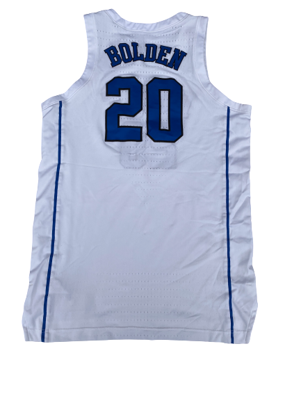 Marques Bolden Duke Basketball 2018-2019 (Senior Year) Game Worn Uniform Set - Photo Matched