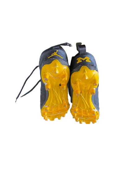 Jordan Whittley Michigan Football Player Exclusive Jordan 10 Cleats S The Players Trunk