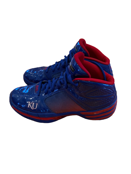 Kansas Basketball Player Exclusive Adidas Shoes (Size 10.5)