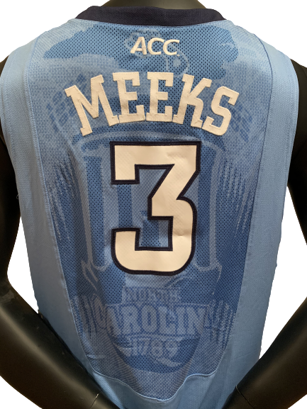 Kennedy Meeks UNC Basketball 2013-2014 Season Game-Worn Jersey (3/23/2014) - Photo matched