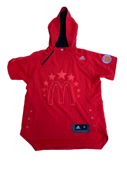 McDonalds All American Short Sleeve Hoodie Warm Up (Size M)