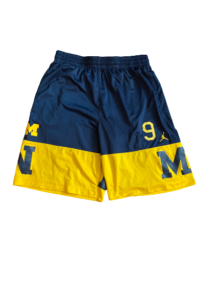 Mike McCray Michigan Jordan Shorts With Number (Size XL)