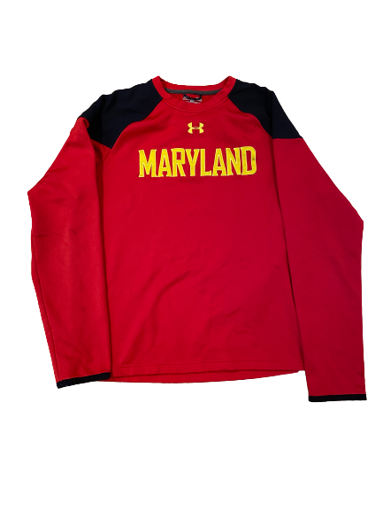 D.J. Turner Maryland Football Team Issued Long Sleeve Shirt (Size L)