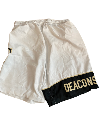 Torry Johnson Wake Forest Basketball 2019-2020 Game-Worn Shorts (Size 38)