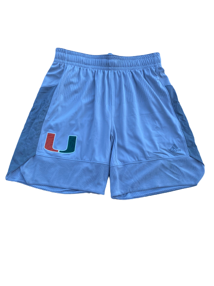 Anthony Lawrence Miami Basketball Game Worn Shorts (Size XL)