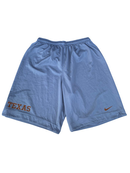 Blake Nevins Texas Basketball Player Exclusive Practice Shorts (Size XL)
