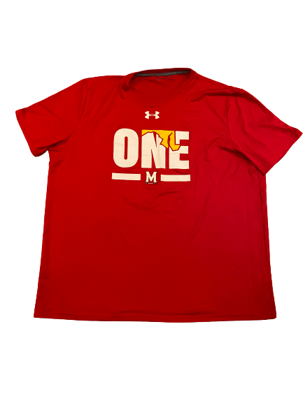 Shaq Smith Maryland Football Under Armour T-Shirt (Size XL)