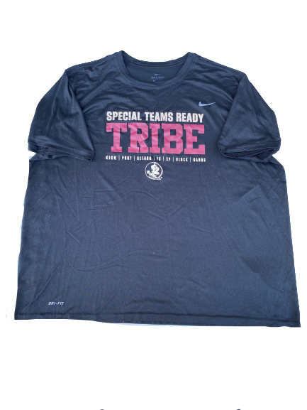 Cole Minshew Florida State Football Team Issued Workout Shirt (Size 4XL)