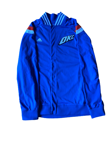 Kyle Singler Oklahoma City Thunder Game Warm-Up Jacket (Size XL)