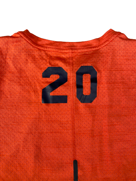 Sean Riley Syracuse Football Workout Shirt with Number on Back (Size M)