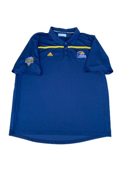 Nolan Ulizio Michigan Football Buffalo Wild Wings Citrus Bowl Team Exclusive Polo Shirt (Size XXL)