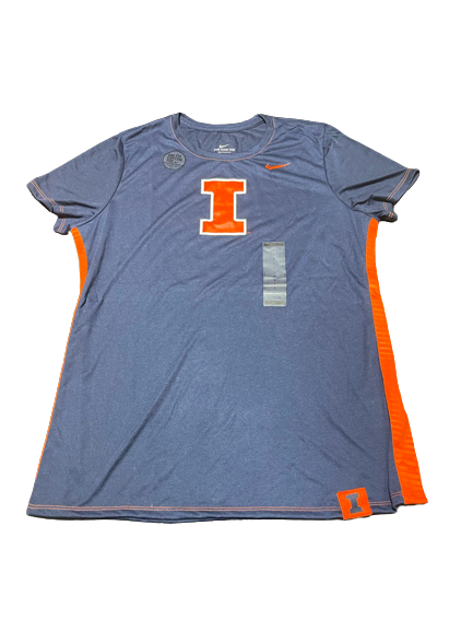 Megan Cooney Illinois Volleyball Team Issued T-Shirt - New with Tags (Size L)