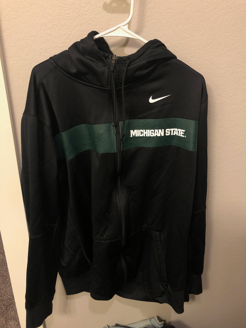Kyle Ahrens Michigan State Nike Zip-Up Jacket