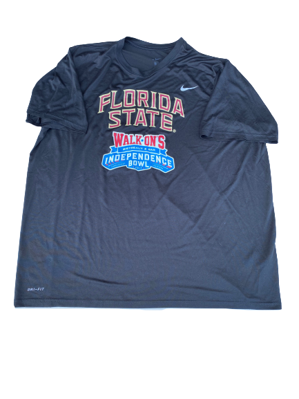 Cole Minshew Florida State Football Team Issued 2017 Independence Bowl T-Shirt (Size XXXL)