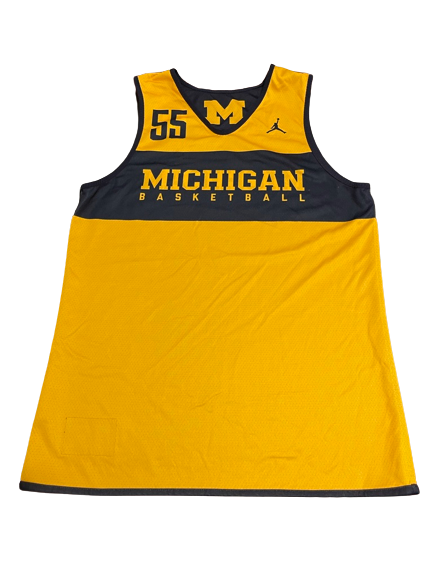 Eli Brooks Michigan Basketball Exclusive Reversible Practice Jersey (Size M)