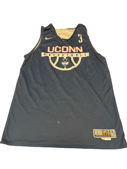 Alterique Gilbert UCONN Basketball Practice Worn Exclusive Reversible Practice Jersey (Size L)