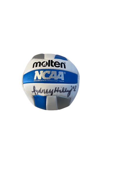 Sydney Hilley Wisconsin Volleyball SIGNED Mini 2021 NCAA Volleyball Championship Volleyball (NATIONAL CHAMPS)
