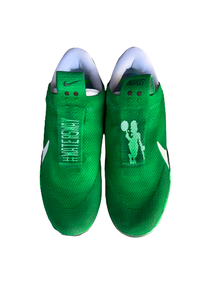 Tremont Waters Boston Celtics 1/1 Custom NIKE Adapt BB Sneakers (Size 11)