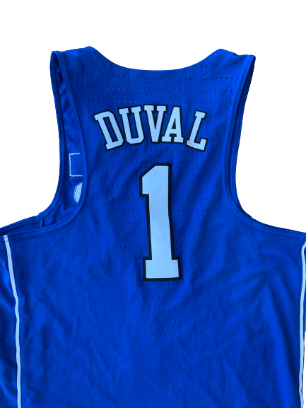 Trevon Duval 2017-2018 Duke Basketball Jersey (Size 44)