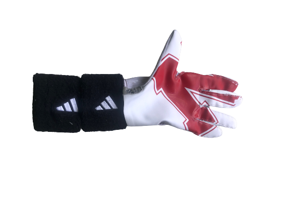 Dicaprio Bootle Nebraska Football Set (Glove and 2 wristbands)