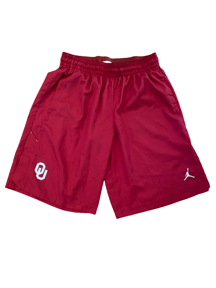 Austin Kendall Oklahoma Football Jordan Shorts (Size L)