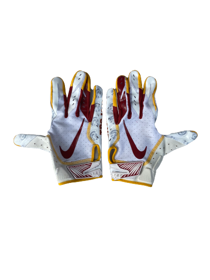 Josh Imatorbhebhe USC Football Gloves (Size XL)