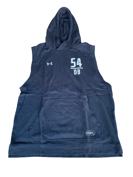 Taylor Rapp NFL Combine Player Exclusive Sleeveless Hoodie (Size XXL)