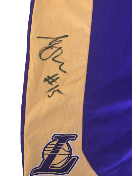 Moritz Wagner Lakers Signed Practice Shorts