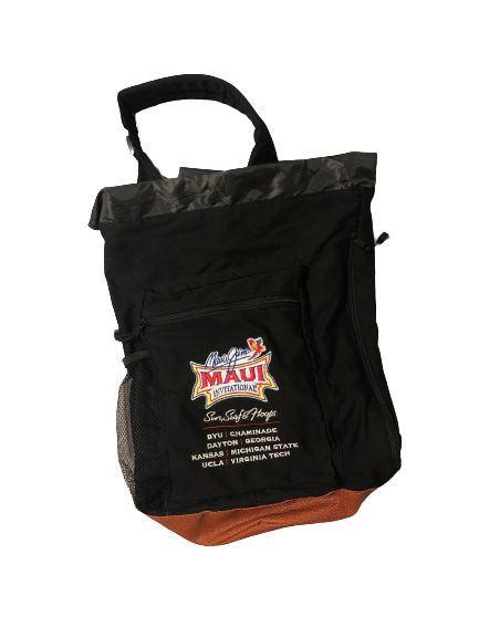 Kyle Ahrens 2019 Maui Invitational Official Team Issued One-Strap Bag