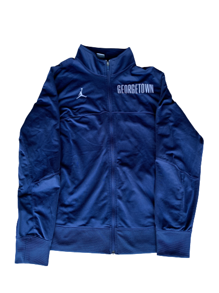 Isaac Copeland Georgetown Pre-Game Jordan Zip-Up Jacket (Size XL)