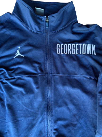 Isaac Copeland Georgetown Pre-Game Jordan Zip-Up Jacket (Size XL)