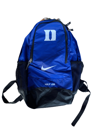 Chase Jeter Duke Nike Backpack With Security Tags
