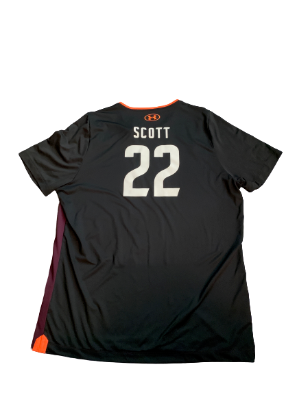 L.J. Scott NFL Combine Official T-Shirt with Name & Number (Size XL)