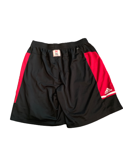Tyler Hoppes Nebraska Team Issued Workout Shorts (Size XL)
