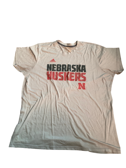 Tyler Hoppes Nebraska Team Issued T-Shirt (Size XXL)