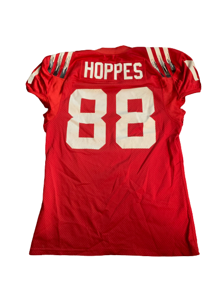 Tyler Hoppes Nebraska Football Worn Official Practice Jersey
