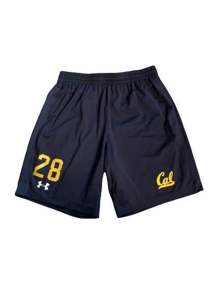 Quentin Tartabull California Football Team Issued Workout Shorts (Size L)