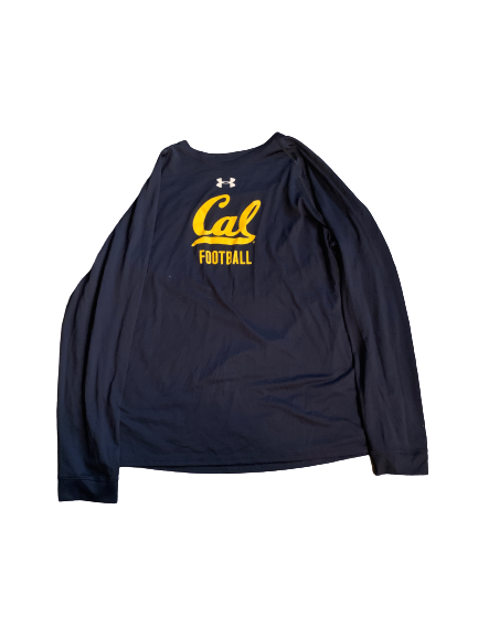 Quentin Tartabull California Football Team Issued Long Sleeve Shirt (Size XL)