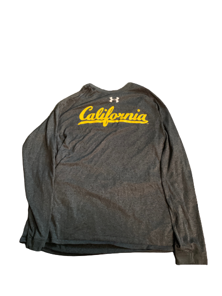 Quentin Tartabull California Football Team Issued Long Sleeve Shirt (Size L)