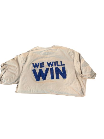 Carter Stanley Kansas Team Issued "We Will Win" T-Shirt (Size L)