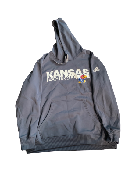 Carter Stanley Kansas Football Team Issued Sweatshirt (Size XL)