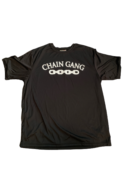 Carter Stanley Kansas Football Team Exclusive "Chain Gang" T-Shirt (Size XL)