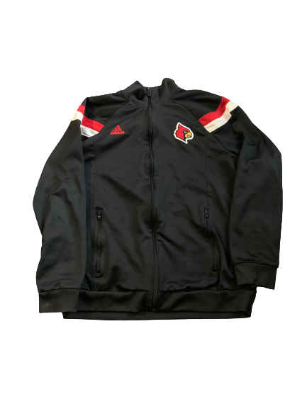 Jeremy Smith Louisville Football Team Issued Workout Full-Zip Jacket (Size 2XL/3XL)
