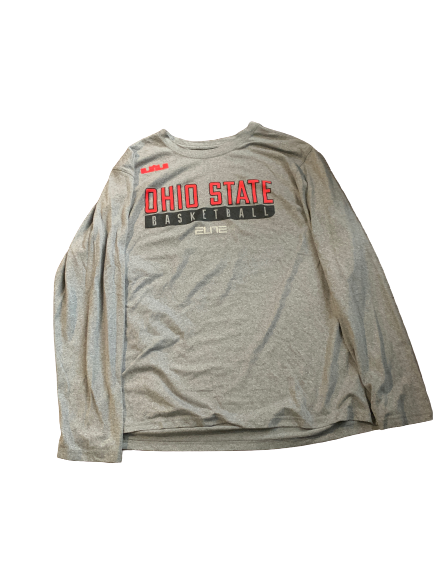 Andre Wesson Ohio State Team Issued Long Sleeve Shirt (Size XL)