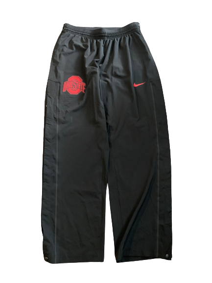 Andre Wesson Ohio State Team Issued Game Snap-Off Warm-Up Sweatpants (Size XL)