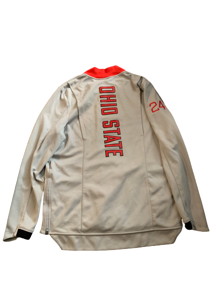 Andre Wesson Ohio State Team Issued Jacket with Number on Sleeve (XL)