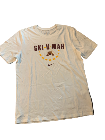 Dupree McBrayer Minnesota Team Issued "SKI-U-MAH" Shirt (Size L)