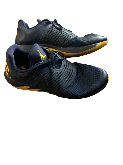Michigan Jordan Training Shoes (Size 15)