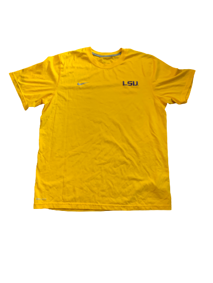 Brandon Sampson LSU Team Issued Workout Shirt (Size M)